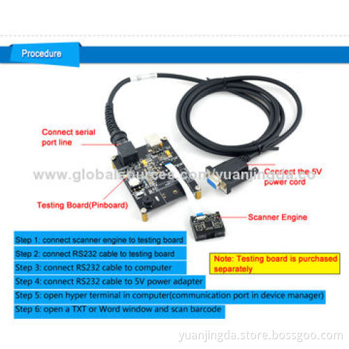 Mini OEM Integrated 1D Barcode Scan Engine with Easy Integration into Handheld POS or Kiosk